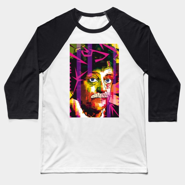 Kurt Vonnegut Baseball T-Shirt by Exile Kings 